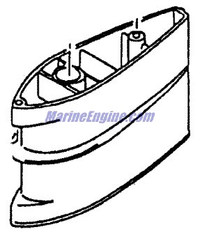 Mercury Quicksilver 823826A 2 - Housing Ext-gr, NLA