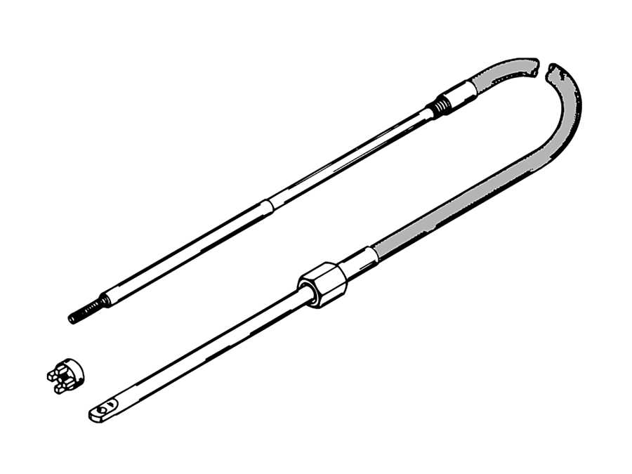 Mercury Quicksilver 828011A24 - Cable Assembly - 24 Ft