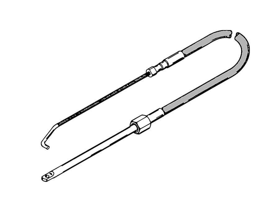 Mercury Quicksilver 828012A 9 - Cable Assembly - 9 Ft