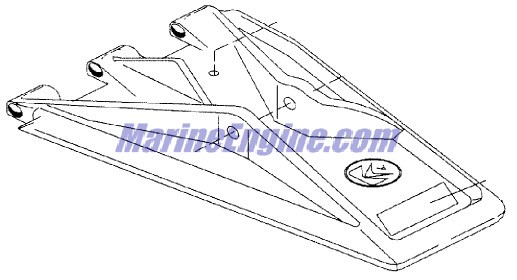 Mercury Quicksilver 843790A 1 - Plate Assembly -l- Port