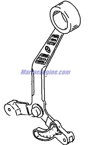 Mercury Quicksilver 844721 1 - Lever - Black