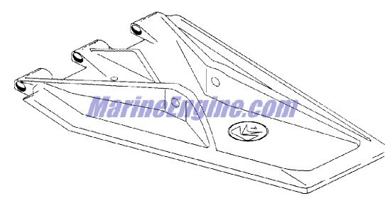 Mercury Quicksilver 847086T 1 - Plate Assembly -l- Stbd