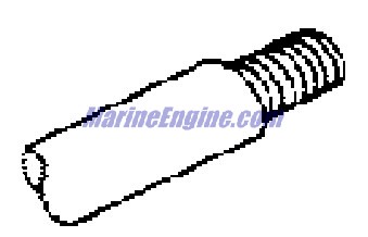 Mercury Quicksilver 847197 - Pin - Lower
