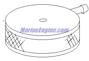 Mercury Quicksilver 848916 - Flame Arrestor, NLA