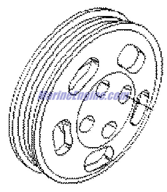 Mercury Quicksilver 849046T01 - PULLEY Sea Water
QPD=NO NLA
