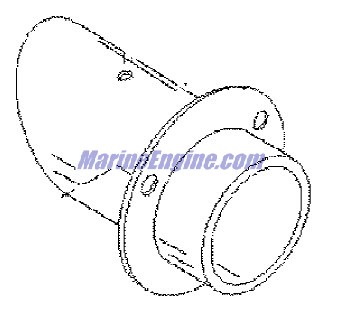 Mercury Quicksilver 849185 - Exhaust Tip