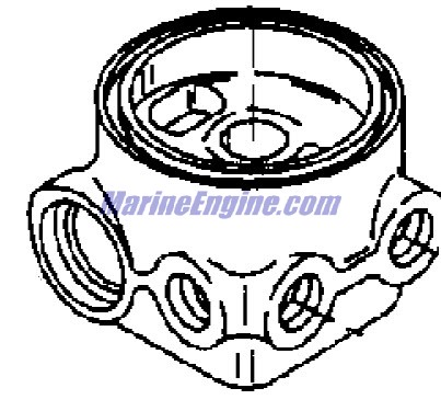 Mercury Quicksilver 849885T 2 - Housing - Oil Therm