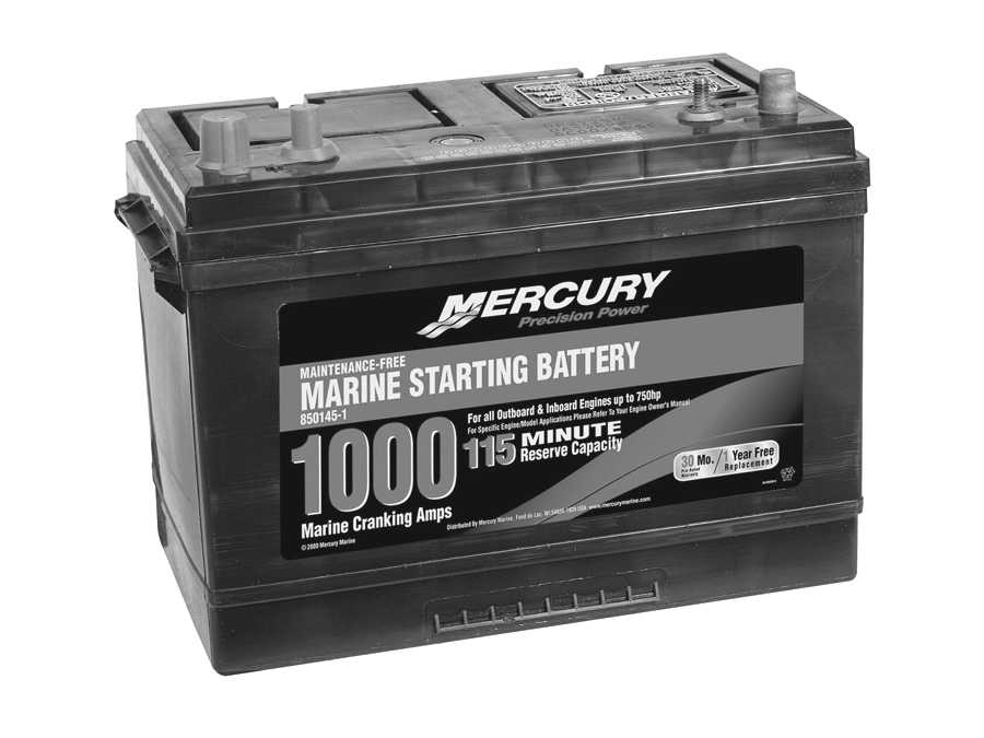 Mercury Quicksilver 850145 1 - BATTERY-1000/115
QPD=NO NLA