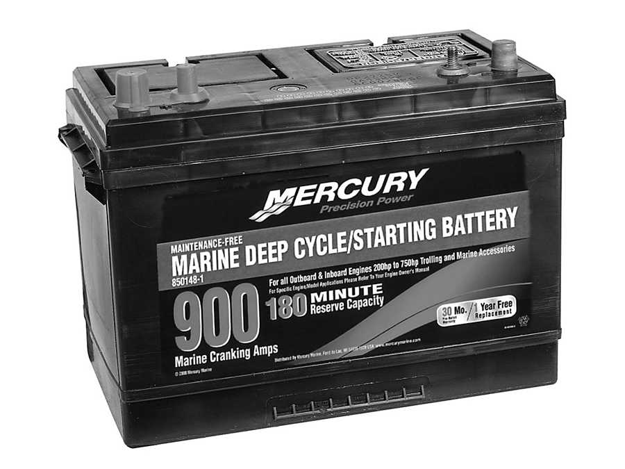 Mercury Quicksilver 850148 1 - BATTERY-900/180
QPD=NO NLA