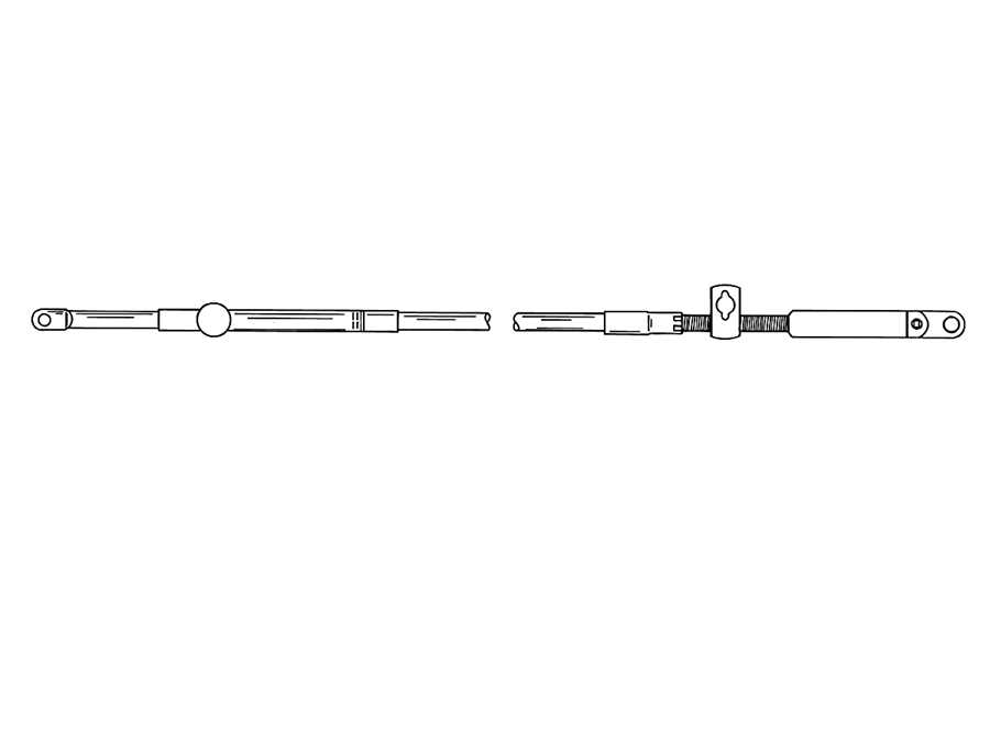 Mercury Quicksilver 850716A23 - Cable Assembly -23 Ft