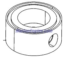 Mercury Quicksilver 860091T - Oil Filter Adaptor