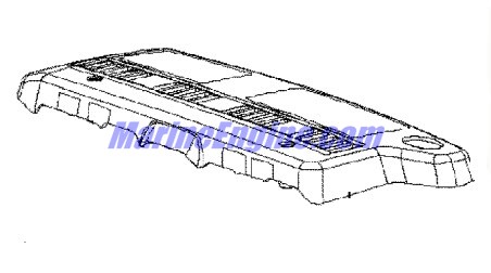 Mercury Quicksilver 861122 - Engine Cover Port