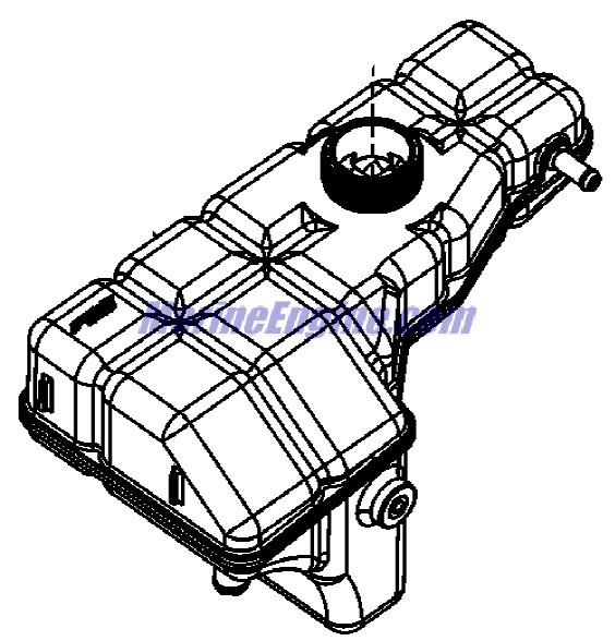 Mercury Quicksilver 861944A 1 - Reservoir Assembly
