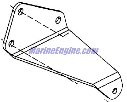 Mercury Quicksilver 862058T - Alternator Bracket