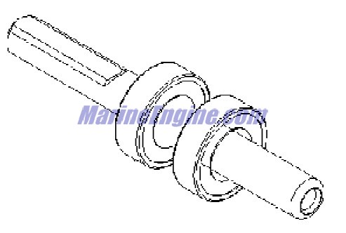 Mercury Quicksilver 862235A 1 - SHAFT ASSY