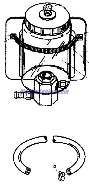 Mercury Quicksilver 86250A 5 - Reservoir Kit