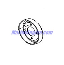 Mercury Quicksilver 862583 - Circulating Pump Pulley