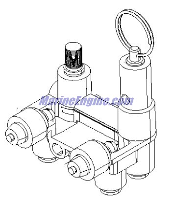 Mercury Quicksilver 863053T - Air Manifold
