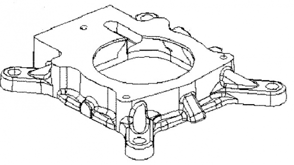 Mercury Quicksilver 863210A 1 - Adaptor Plate Assembly, NLA