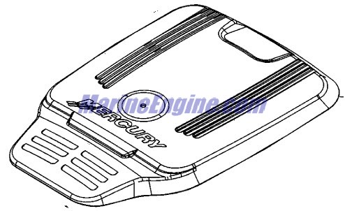 Mercury Quicksilver 863681T - COVER Black
QPD=NO NLA