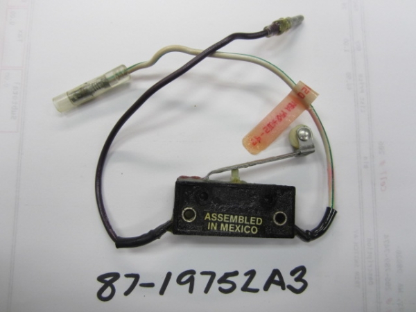 Mercury Quicksilver 87-19752A 3 - Switch Assembly, See Tech Info Download