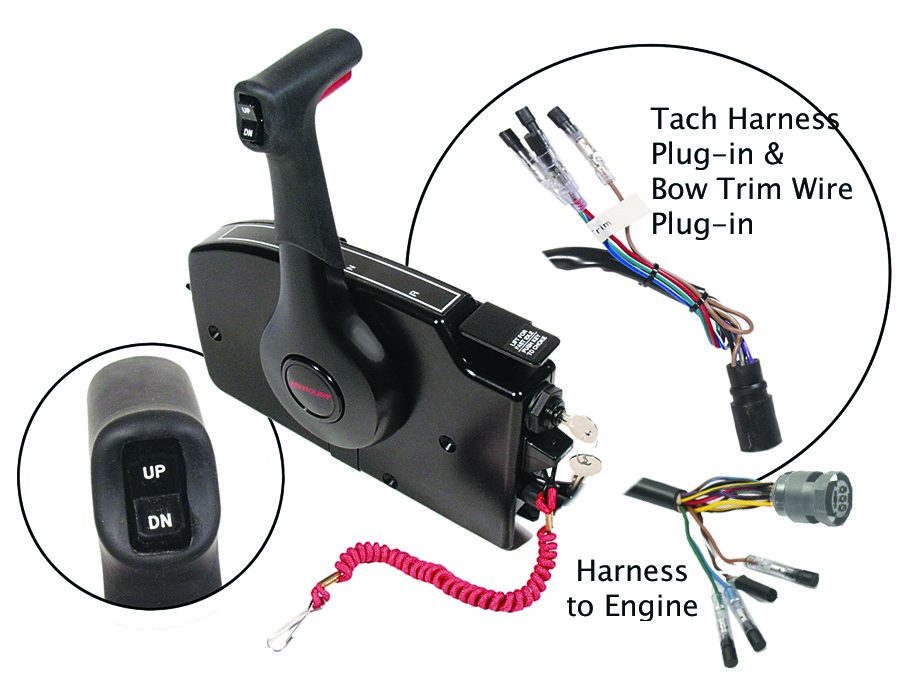 Mercury Quicksilver 881170A11 - Remote Control Side Mt Pt 20