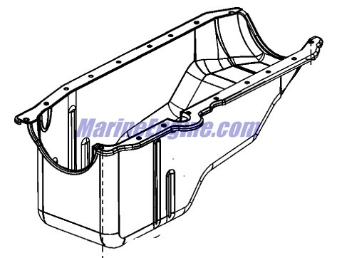 Mercury Quicksilver 889501T - Oil Pan
