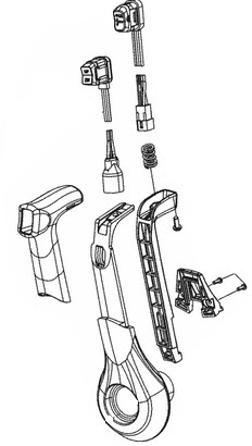 Mercury Quicksilver 898971T02 - Handle Assembly -mc Trm C