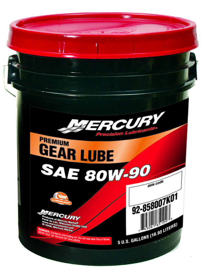 Mercury Quicksilver 92-858007K01 - GEAR LUBE-5 GAL
QPD=NO