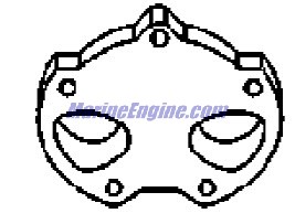 Mercury Quicksilver 93871T - Water Pump Cover