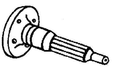 Mercury Quicksilver 93906A 2 - Shaft Assembly - Output
