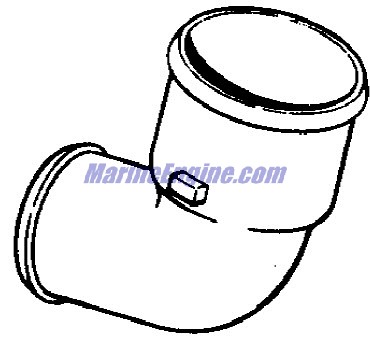 Mercury Quicksilver 94443A 1 - Exhaust Elbow, NLA