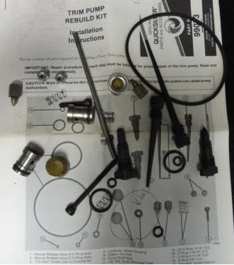 Mercury Quicksilver 99073A 1 - Trim Pump Rebuild Kit