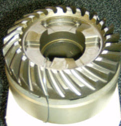 Mercury Quicksilver F2A523662 - Bevel Gear Rear With Bearing Cage Spacer And Bearing