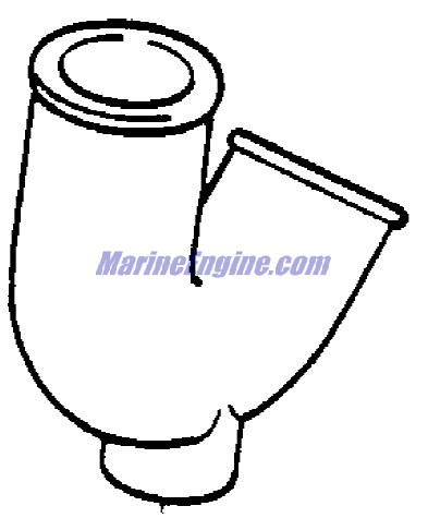 Mercury Quicksilver F642261 - Elbow, NLA