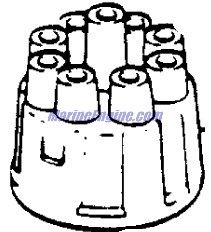 Mercury Quicksilver F724191 - CAP-DISTRIBUTOR
QPD=NO NLA