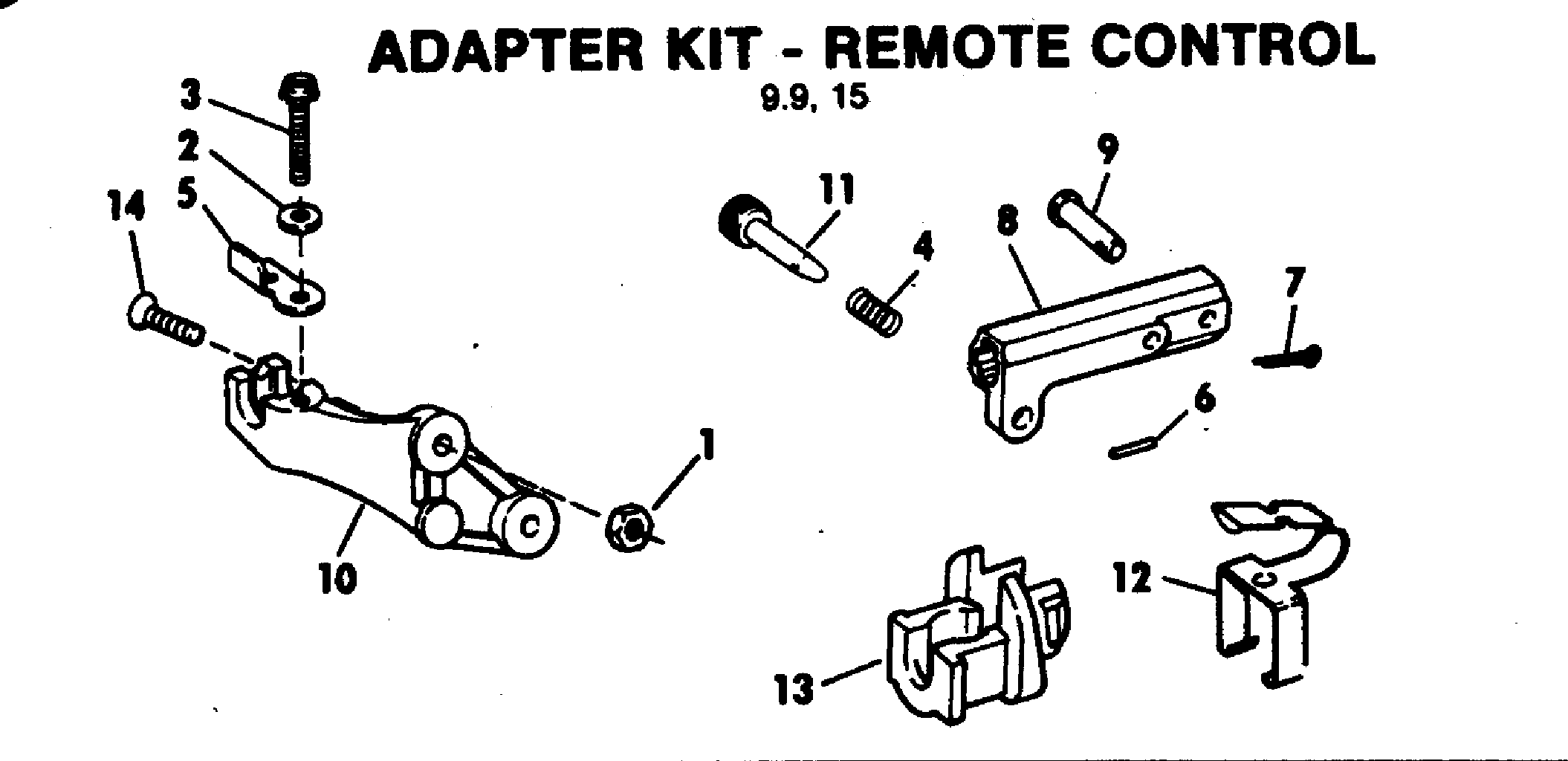 Nissan outboard remote kit #8