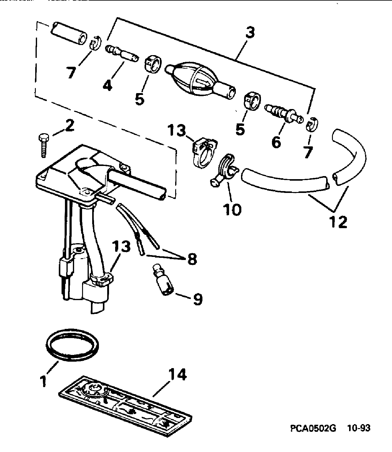 126793 SEAL OEM JOHNSON EVEINRUDE 0126793