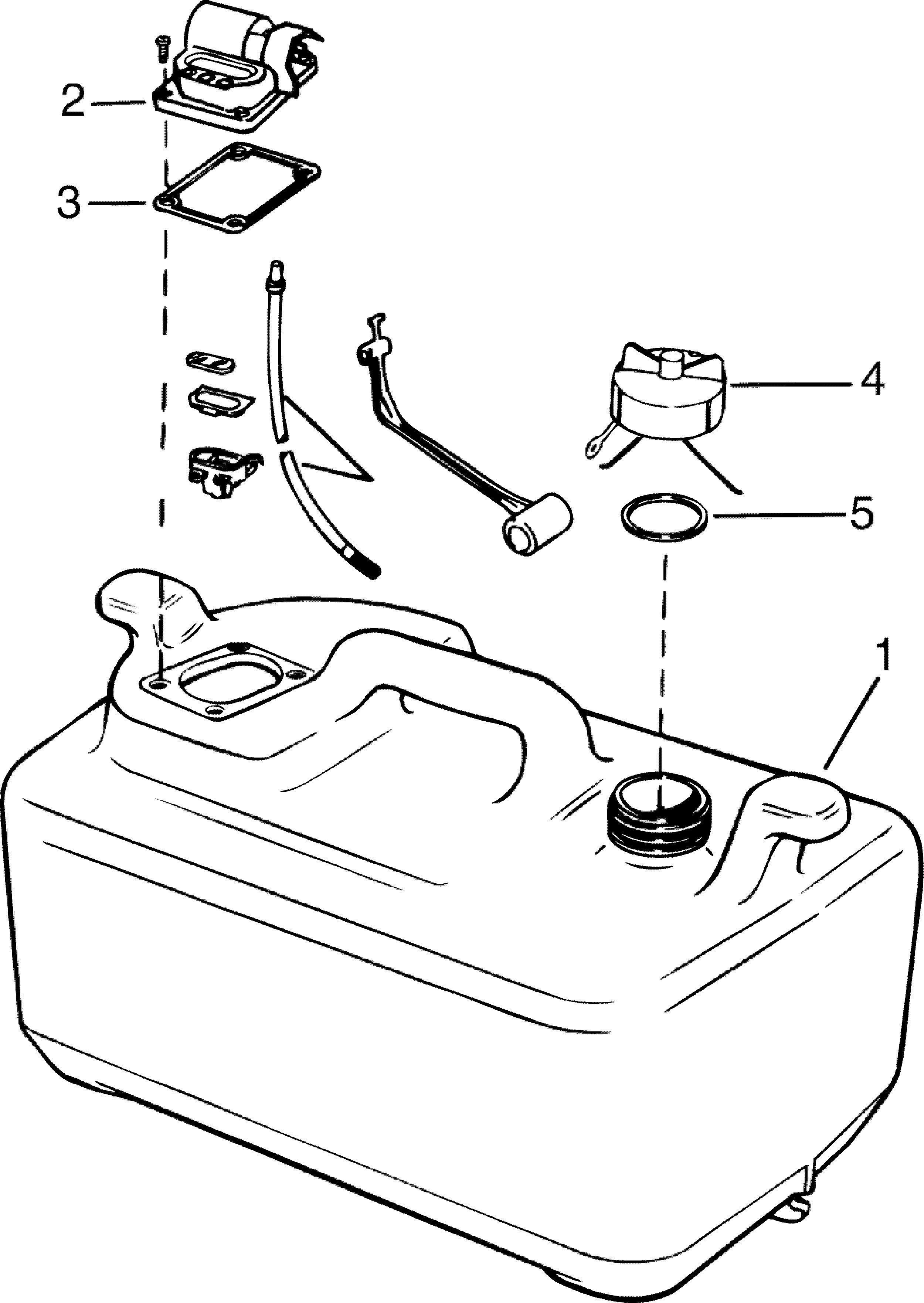 Fuel Tank With Gauge - 6 Gallon Fuel / Oil Accessories for ... faria trim gauge wiring diagram 