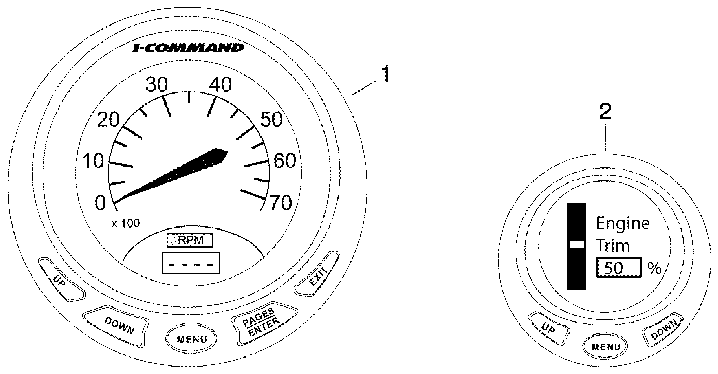 Gauges Digital Instruments / Rigging Accessories for 2012