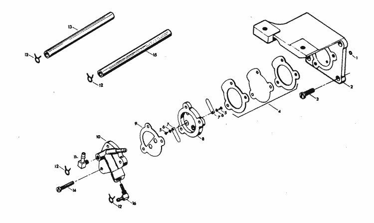 Chrysler outboard fuel pump diagram #5