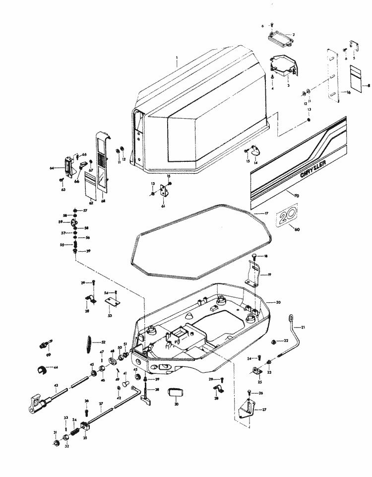 Chrysler marine parts