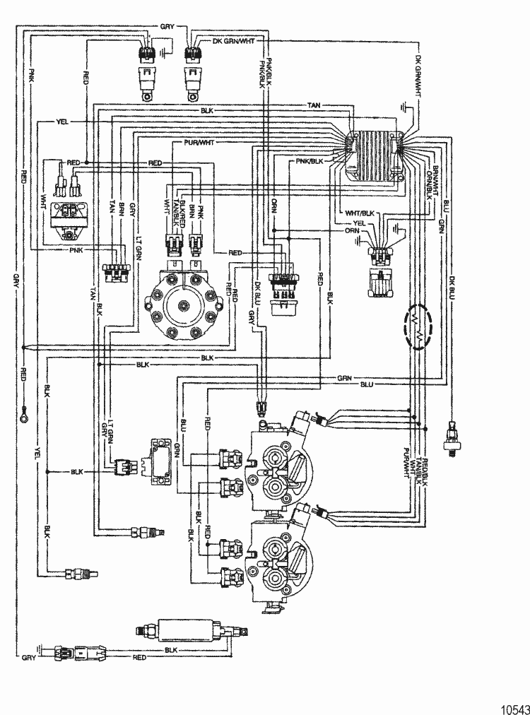 MerCruiser Race Engine & Drive 575 SCi Harness Assembly (Efi Wiring) Parts