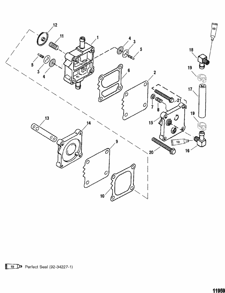 Mercury Outboard Fuel Pump Diagram - Free Wiring Diagram