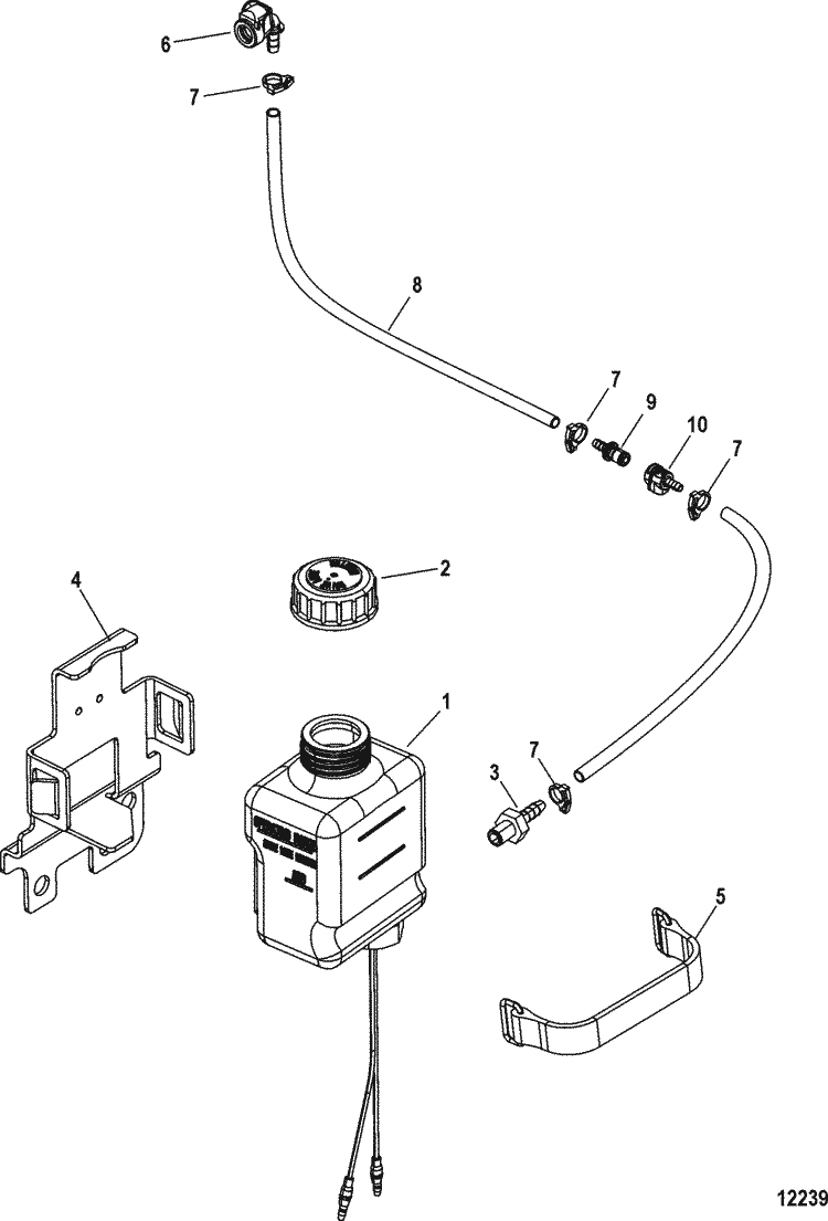 MerCruiser 3.0L GM 181 I / L4 Gear Lube Monitor Parts