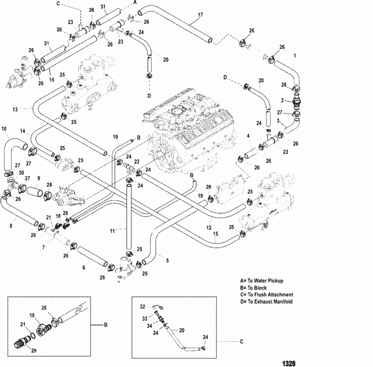 [DIAGRAM] Crusader Marine Engine Cooling Diagram