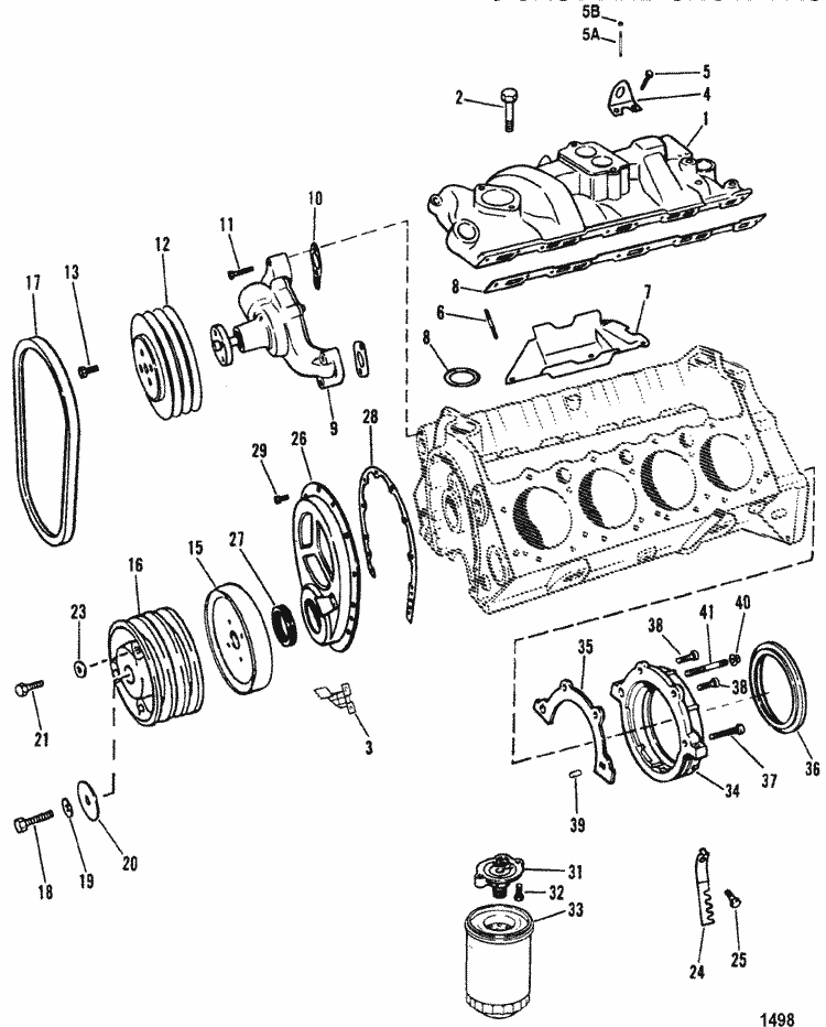 31 Chevy 350 Engine Parts Diagram