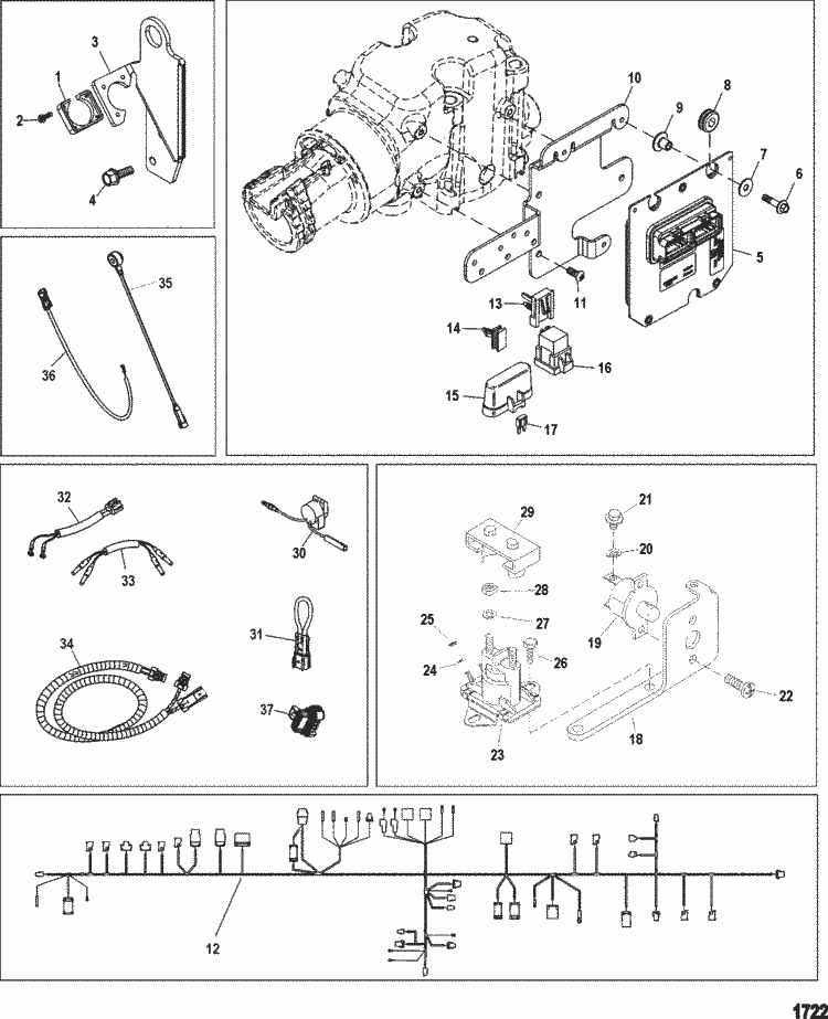 1979 Mercruiser 50 Engine Diagram