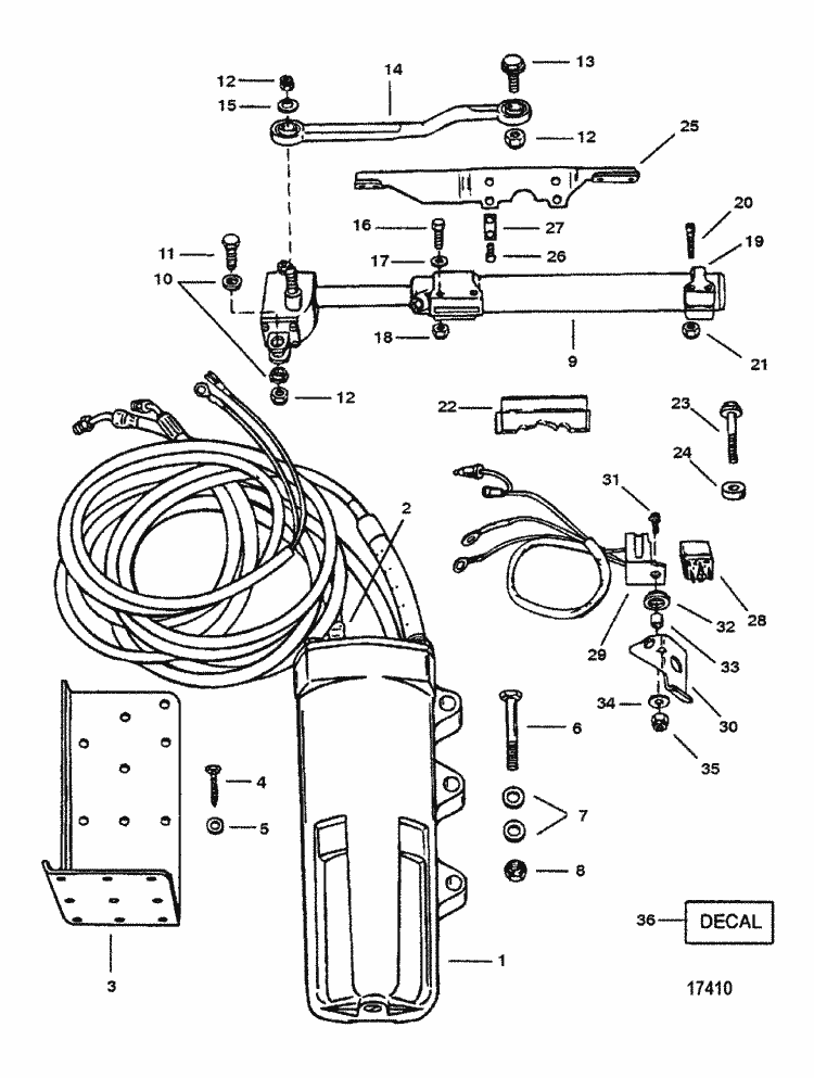 Mercury Marine Steering Systems & Components Power Steering Kit
