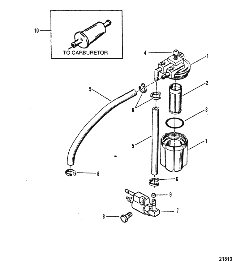 Mercury Outboard Fuel Filter Chart